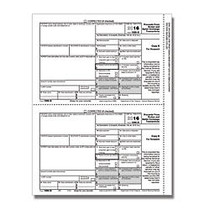 ComplyRight 1099-B Inkjet/Laser Tax Forms, Recipient Copy B, 8 1/2 inch; x 11 inch;, Pack Of 50 Forms