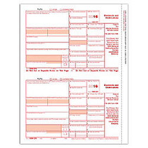 ComplyRight 1099-DIV Tax Forms, Federal Copy A, 8 1/2 inch; x 11 inch;, Pack Of 50