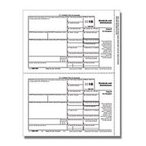 ComplyRight 1099-DIV Tax Forms, Recipient Copy B, 8 1/2 inch; x 11 inch;, Pack Of 50