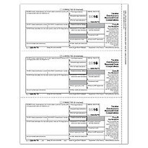 ComplyRight 1099-PATR Inkjet/Laser Tax Forms, Recipient Copy B, 8 1/2 inch; x 11 inch;, Pack Of 50 Forms
