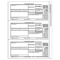 ComplyRight 3921 Inkjet/Laser Tax Forms, Employee Copy B, 1-Part, 8 1/2 inch; x 11 inch;, White, Pack Of 50 Forms