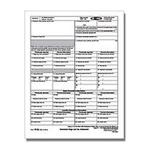 ComplyRight W-2C Tax Forms, Inkjet/Laser, Employee Copy 2 And/Or C, 1-Part, 8 1/2 inch; x 11 inch;, White, Pack Of 50 Forms