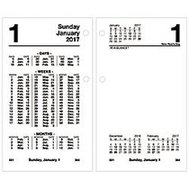 AT-A-GLANCE; Financial Calendar Refill, 3 1/2 inch; x 6 inch;, January-December 2017