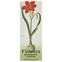 Retrospect Boxed Remembrance Calendar, 12 1/4 inch; x 4 1/2 inch;, Flowers, January to December