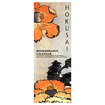 Retrospect Boxed Remembrance Calendar, 12 1/4 inch; x 4 1/2 inch;, Hokusai, January to December