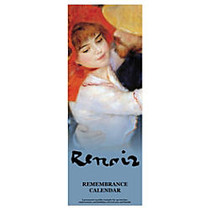Retrospect Boxed Remembrance Calendar, 12 1/4 inch; x 4 1/2 inch;, Renoir, January to December