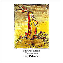 Retrospect Monthly Square Wall Calendar, 12 1/4 inch; x 12 inch;, Children's Book Illustrations, January to December 2017