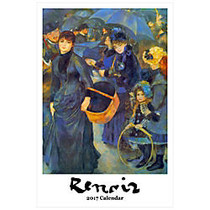 Retrospect Monthly Wall Calendar, 19 1/4 inch; x 12 1/2 inch;, Renoir, January to December 2017
