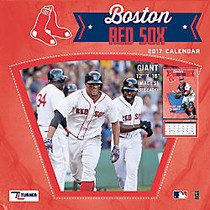 Turner Licensing; Team Wall Calendar, 12 inch; x 12 inch;, Boston Red Sox, January to December 2017