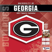 Turner Licensing; Team Wall Calendar, 12 inch; x 12 inch;, Georgia Bulldogs, January to December 2017
