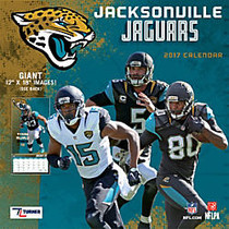 Turner Licensing; Team Wall Calendar, 12 inch; x 12 inch;, Jacksonville Jaguars, January to December 2017