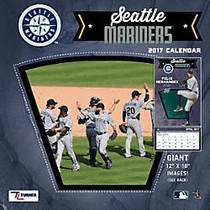 Turner Licensing; Team Wall Calendar, 12 inch; x 12 inch;, Seattle Mariners, January to December 2017