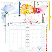 Day-Timer; Kathy Davis 2-Page-Per-Month Planner Refill, 5 1/2 inch; x 8 1/2 inch;, Multicolor, January to December 2017