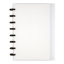 TUL&trade; Custom Note-Taking System Discbound Notebook, Junior Size, Poly Cover, Clear