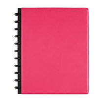 TUL&trade; Custom Note-Taking System Discbound Notebook, Letter Size, 8 1/2 inch; x 11 inch;, Pink