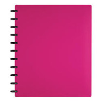 TUL&trade; Custom Note-Taking System Discbound Notebook, Letter Size, Poly Cover, Pink