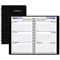 AT-A-GLANCE; DayMinder Academic Weekly Planner, 4 7/8 inch; x 8 inch;, 30% Recycled, Black, July 2016 to June 2017