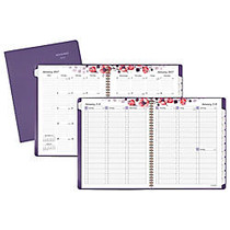 AT-A-GLANCE; Melanie Weekly/Monthly Planner, 8 1/2 inch; x 11 inch;, 30% Recycled, Multicolor, January to December 2017