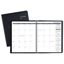 AT-A-GLANCE; Monthly Planner, 9 inch; x 11 inch;, Blue