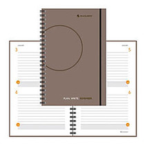 AT-A-GLANCE; Undated Planning Notebook, 6 inch; x 9 inch;, Gray