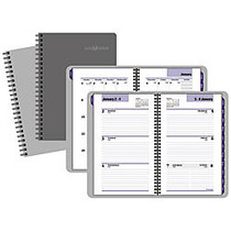 AT-A-GLANCE; Weekly/Monthly Appointment Book, 3 5/8 inch; X 6 1/8 inch;, 30% Recycled, Assorted Colors, January-December 2017