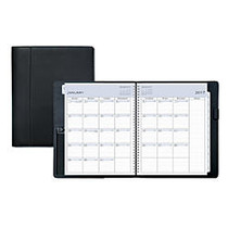 Blue Sky&trade; Passages Weekly/Monthly Planner, 8 1/2 inch; x 11 inch;, 50% Recycled, Charcoal, January to December 2017
