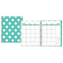 Blue Sky&trade; Weekly/Monthly Planner, 8 1/2 inch; x 11 inch;, 50% Recycled, Penelope, January-December 2017