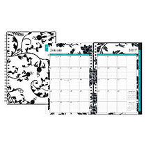 Blue Sky&trade; Wire-O Weekly/Monthly Planner, 5 inch; x 8 inch;, 50% Recycled, Barcelona, January&ndash;December 2017