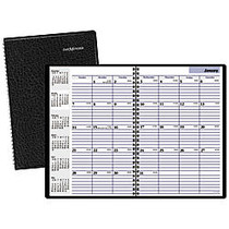 DayMinder; Professional Monthly Planner, 7 7/8 inch; x 11 7/8 inch;, 30% Recycled, Black, December 2016 to January 2018