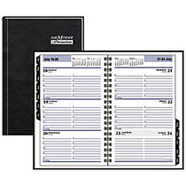 DayMinder; Weekly Appointment Book, 4 7/8 inch; x 8 inch;, 30% Recycled, Black, January&ndash;December 2017