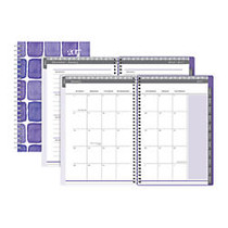 Divoga; Amanda Weekly/Monthly Planner, 8 inch; x 11 inch;, Purple, January to December 2017