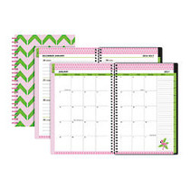 Divoga; Tropical Punch Collection Weekly/Monthly Planner, 5 inch; x 8 inch;, Pink/Green, January to December 2017