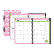 Divoga; Weekly/Monthly Planner, 5 inch; x 8 inch;, Tropical Punch, Pink/Pineapple, January to December 2017