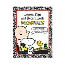 Eureka 40-Week Lesson Plan And Record Books, 8 1/2 inch; x 11 inch;, Peanuts;, Pack Of 2