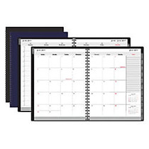 Office Wagon; Brand 14-Month Weekly/Monthly Academic Planner, 8 inch; x 11 inch;, 30% Recycled, Assorted Colors, July 2017 to August 2018