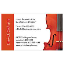 Full-Color Business Cards With Backside Printing, 16 Pt., 4/4, 3 1/2 inch;W x 2 inch;H, White, Matte, Box Of 250