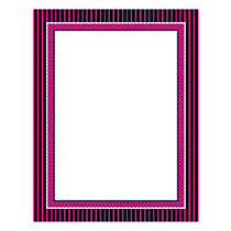 Great Papers! Design Paper, Oooh La La, 8 1/2 inch; x 11 inch;, 50 Lb, Black/Pink/White, Pack Of 80