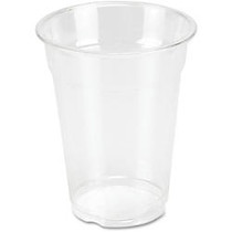 Genuine Joe Clear Plastic Cups - 10 fl oz - 25 / Pack - Clear - Plastic - Cold Drink