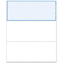Blank Check Stock, Laser Check Top (No Signature), 8 1/2 inch; x 11 inch;, 1 Part, Box Of 500