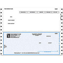 Continuous Accounts Payable Checks For DACEASY;, 9 1/2 inch; x 7 inch;, 1 Part, Box Of 250