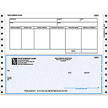 Continuous Accounts Payable Checks For One Write Plus;, 9 1/2 inch; x 7 inch;, 3 Parts, Box Of 250