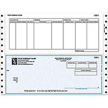Continuous Accounts Payable Checks For RealWorld;, 9 1/2 inch; x 7 inch;, 3 Parts, Box Of 250