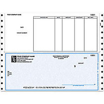 Continuous Accounts Payable Checks For Sage Peachtree;, 9 1/2 inch; x 7 inch;, 1 Part, Box Of 250