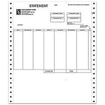Continuous Forms For Statement, MAS90;, 9 1/2 inch; x 11 inch;, 2 Parts, Box Of 250