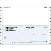 Continuous Multipurpose Voucher Checks For Great Plains;, 9 1/2 inch; x 7 inch;, 1 Part, Box Of 250
