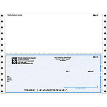 Continuous Multipurpose Voucher Checks For One Write Plus; / MAS90 / MAS200 / MAS500;, 9 1/2 inch; x 7 inch;, 2 Parts, Box Of 250