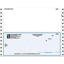 Continuous Multipurpose Voucher Checks For Sage Peachtree;, 9 1/2 inch; x 7 inch;, 1 Part, Box Of 250