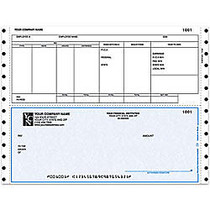 Continuous Payroll Checks For Great Plains;, 9 1/2 inch; x 7 inch;, 1 Part, Box Of 250