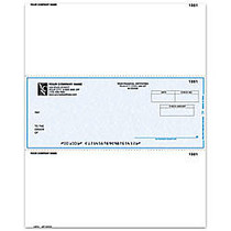 Laser Multipurpose Voucher Checks, For RealWorld;, 8 1/2 inch; x 11 inch;, 2 Parts, Box Of 250