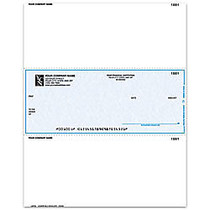 Laser Multipurpose Voucher Checks, For Sage Peachtree;, Parsons;, Champion Business Systems;, 8 1/2 inch; x 11 inch;, 2 Parts, Box Of 250